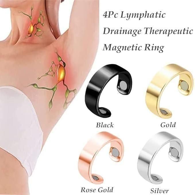FairDealWorldShop Lymphatic Drainage Therapeutic Magnetic Ring for Men and Women