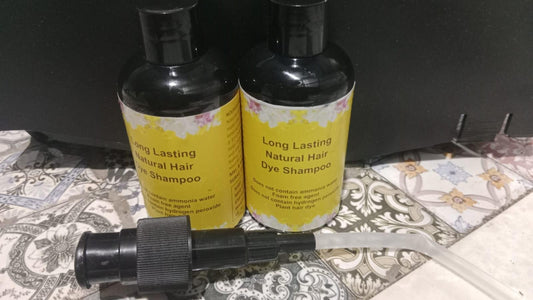 Long-Lasting Natural Hair Dye Shampoo 100ml – Pack of 2