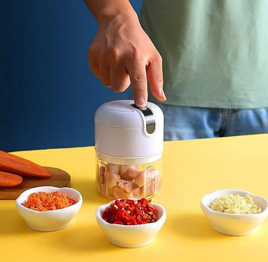 Mini Electric Chopper – Garlic & Meat Cutter