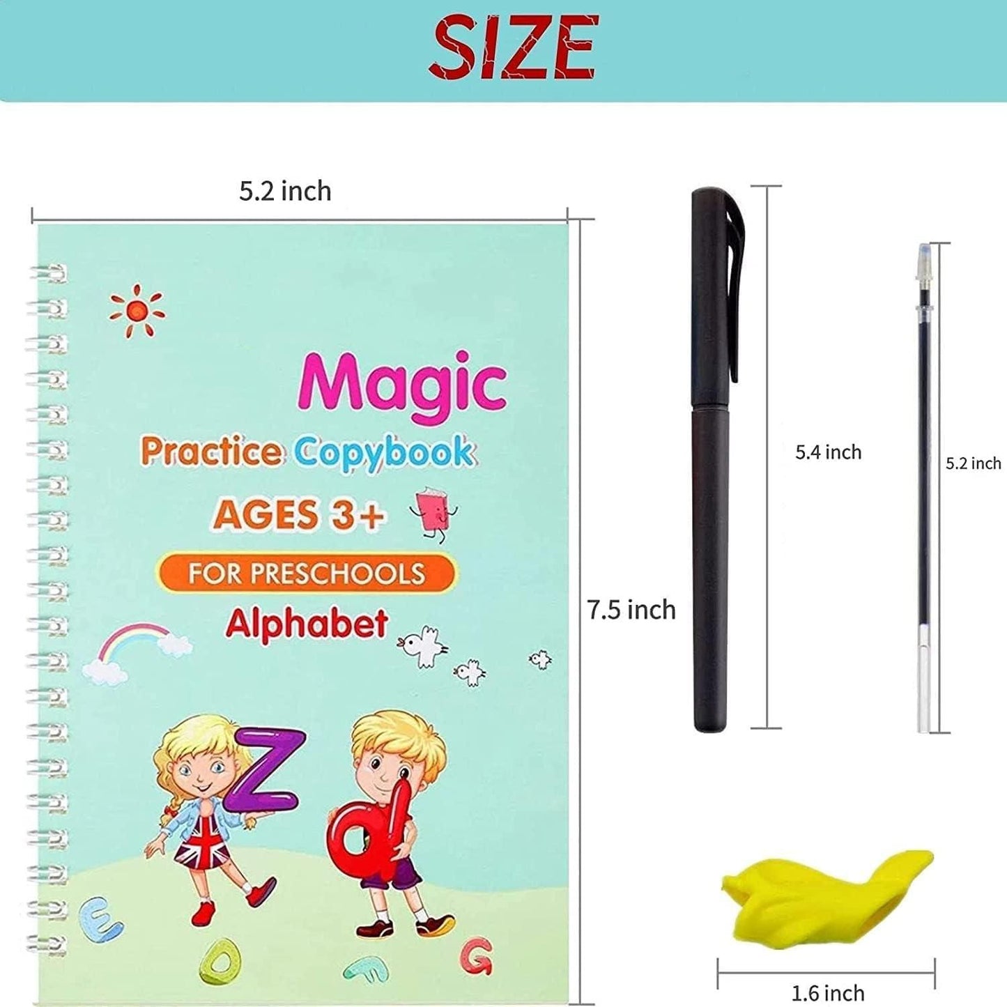 FairDealWorldShop Magic Practice Copybook