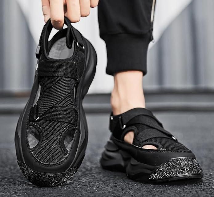 FairDealWorldShop Men's Close Toe Breathable Sandals
