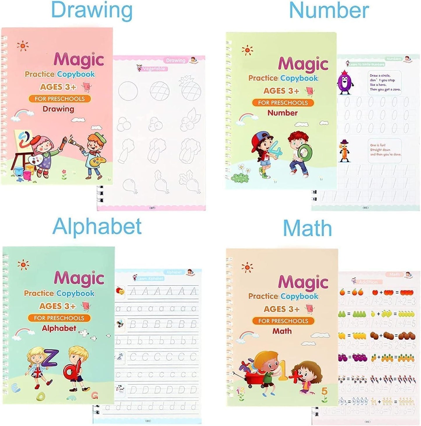 FairDealWorldShop Magic Practice Copybook