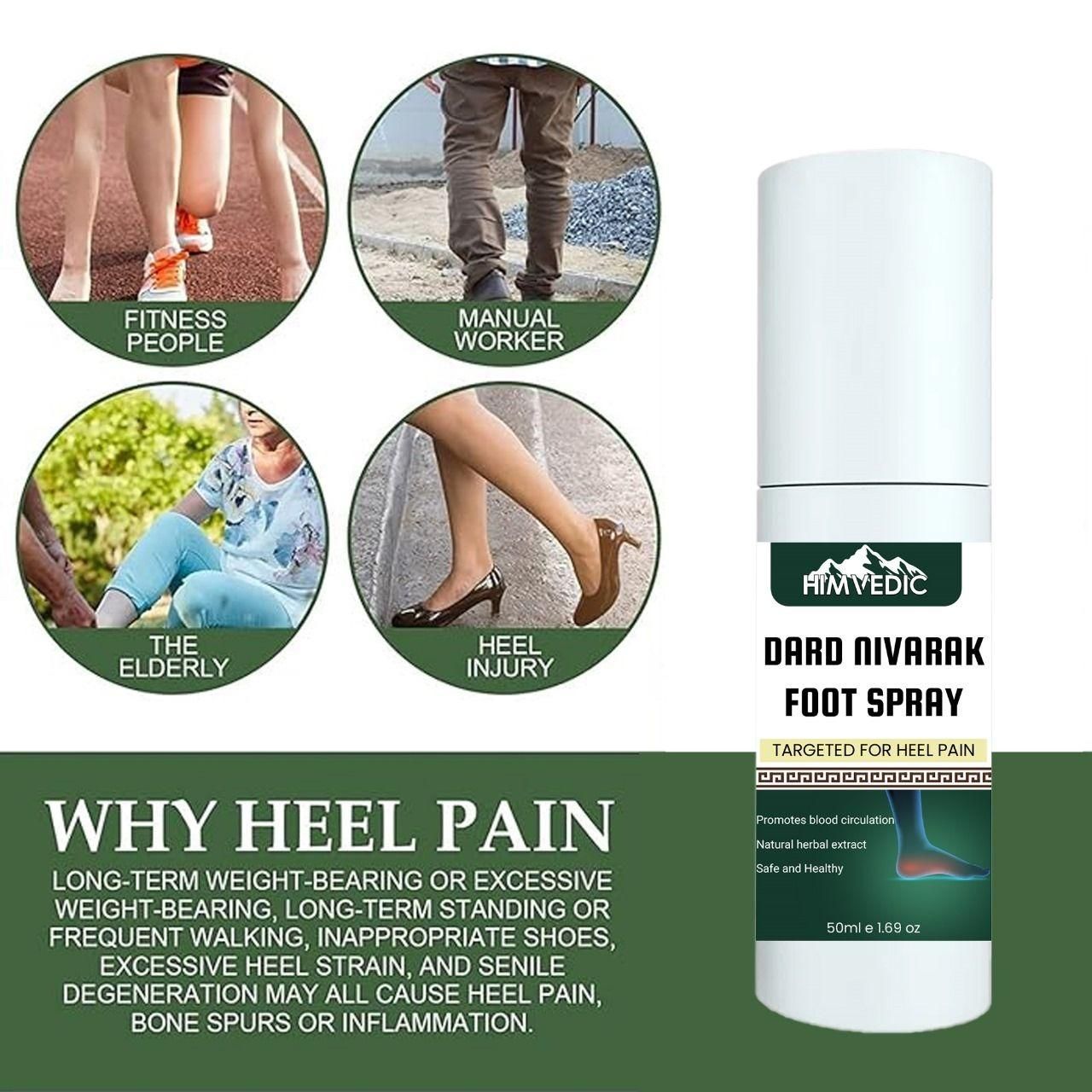 Pain Relief Foot Spray - 30ml, Pack of 2