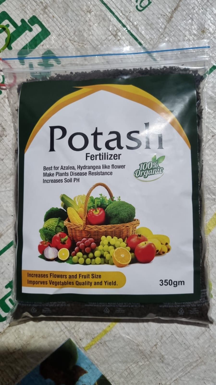 Organic Potash Fertilizer 350g for Healthy Plants