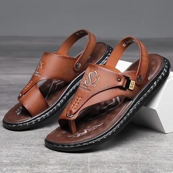 FairDealWorldShop Men's Casual Synthetic Leather Sandal