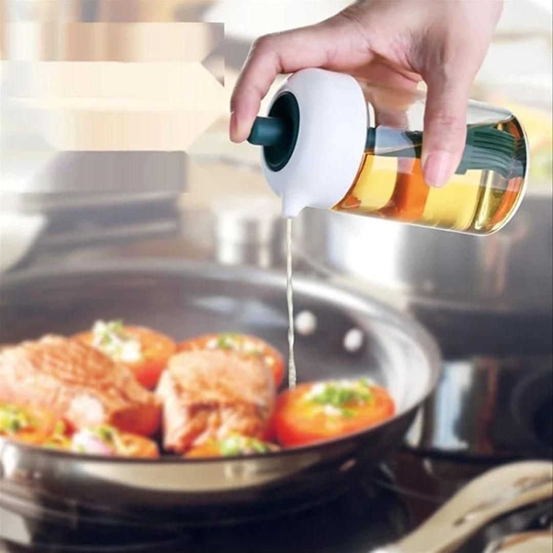 Plastic 2-in-1 Oil Dispenser Bottle 250ml