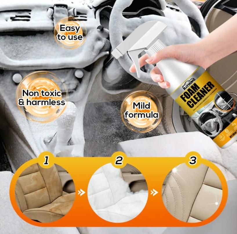 Multi-Purpose Foam Cleaner 60ml for Home Use