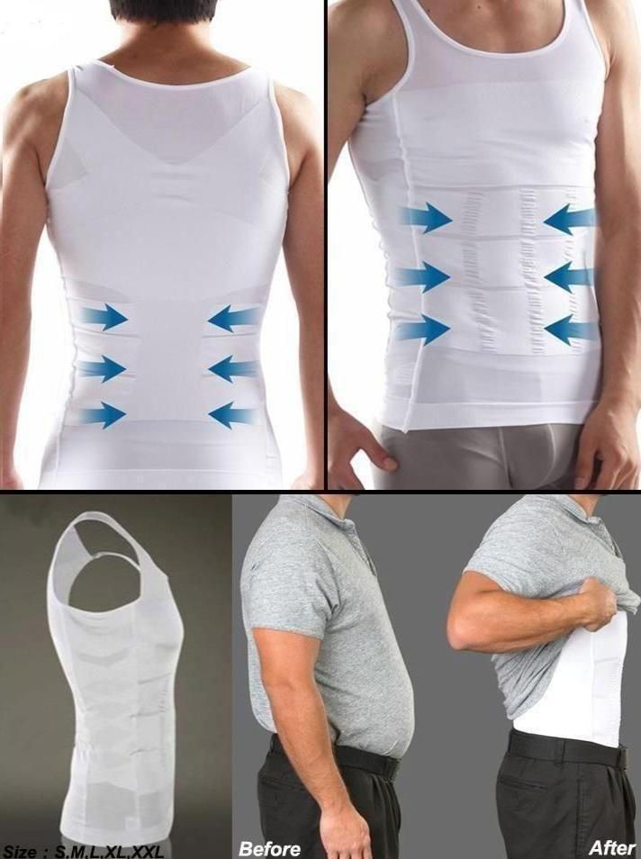 FairDealWorldShop Men's Solid Compression Flexvest
