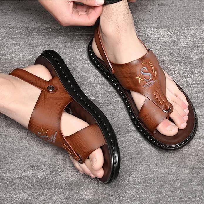 FairDealWorldShop Men's Casual Synthetic Leather Sandal