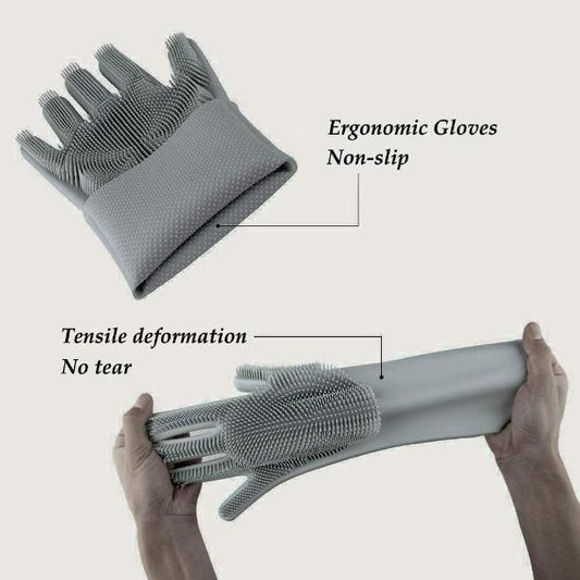 Silicone Reusable Magic Cleaning Gloves