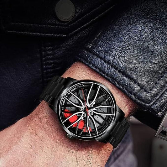 3D Stereoscopic Car Wheel Design Watch