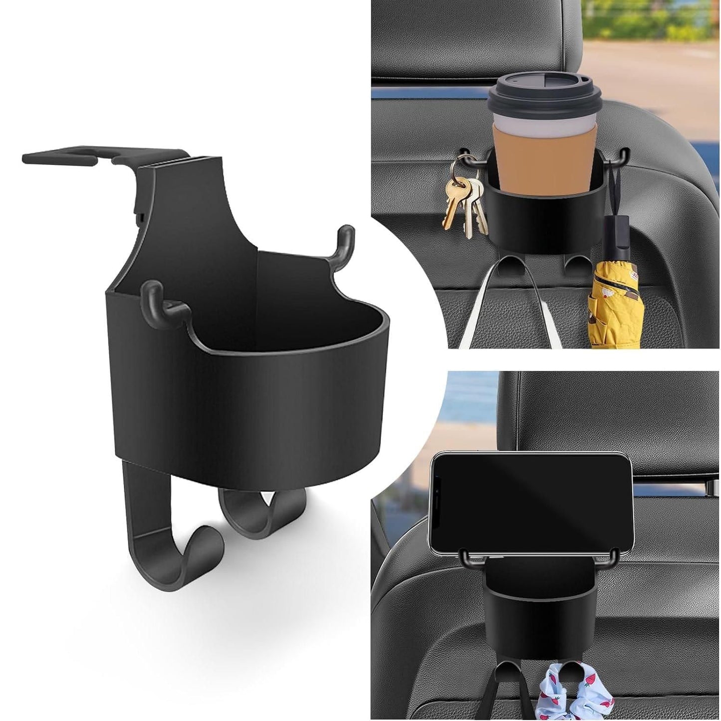 Hanging Storage Cup & Phone Holder - Pack of 2