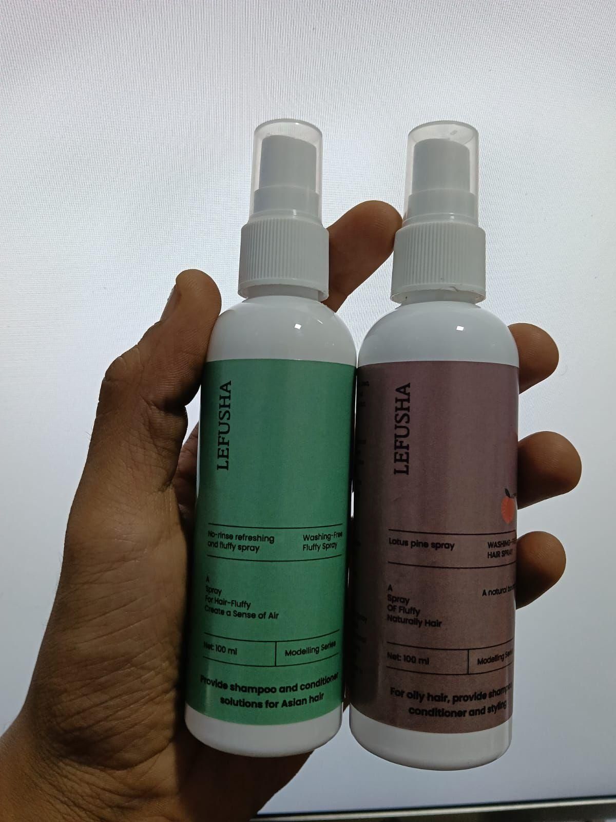 Lefusha Fluffy Spray & Hair Spray 100ml Each