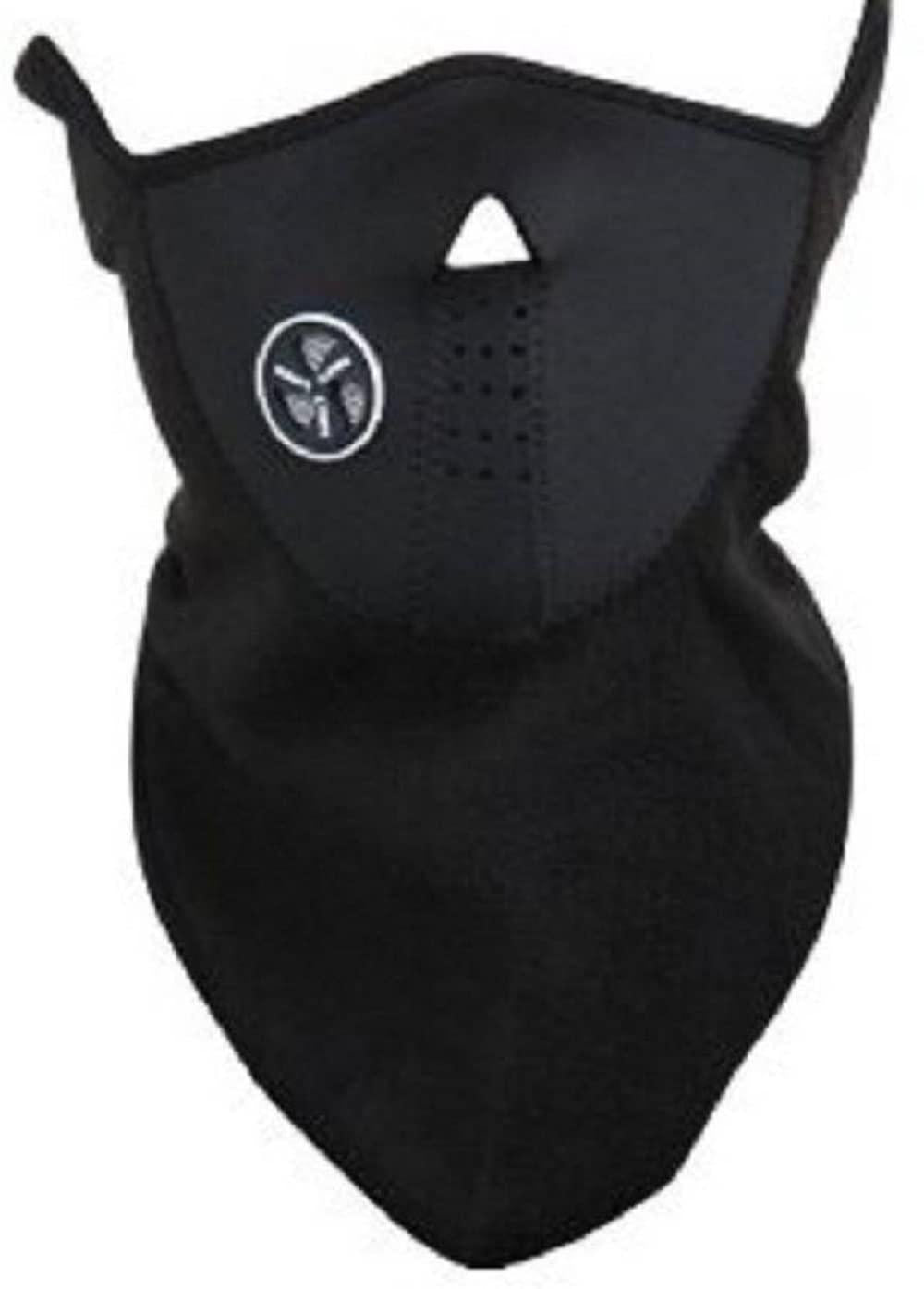 FairDealWorldShop Men Soft Neoprance Fabric Reusable Motorcycle Riding Face Cover Skin protection Balaclava Mask for Bikers UV Anti Dust Neck gaiter For Sports outdoor activity Pack of 1 Neoprance Mask