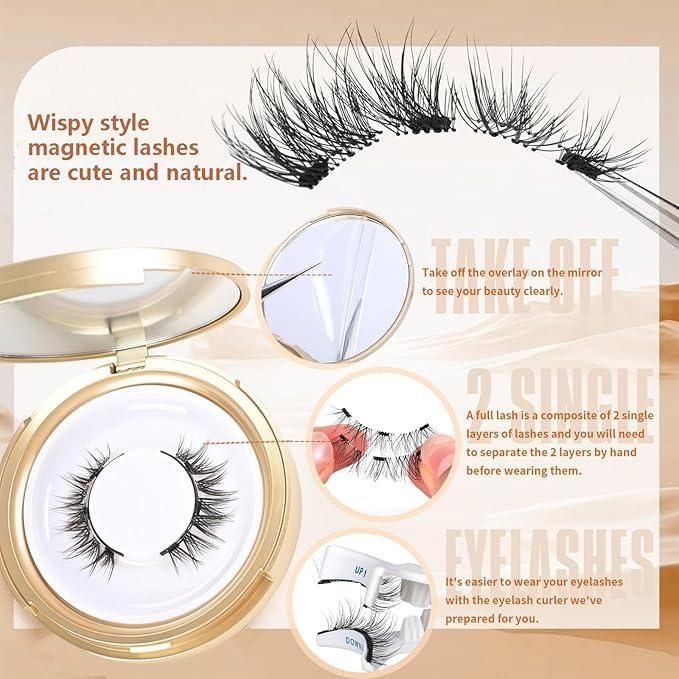 FairDealWorldShop Magnetic Eyelashes Pair of 1
