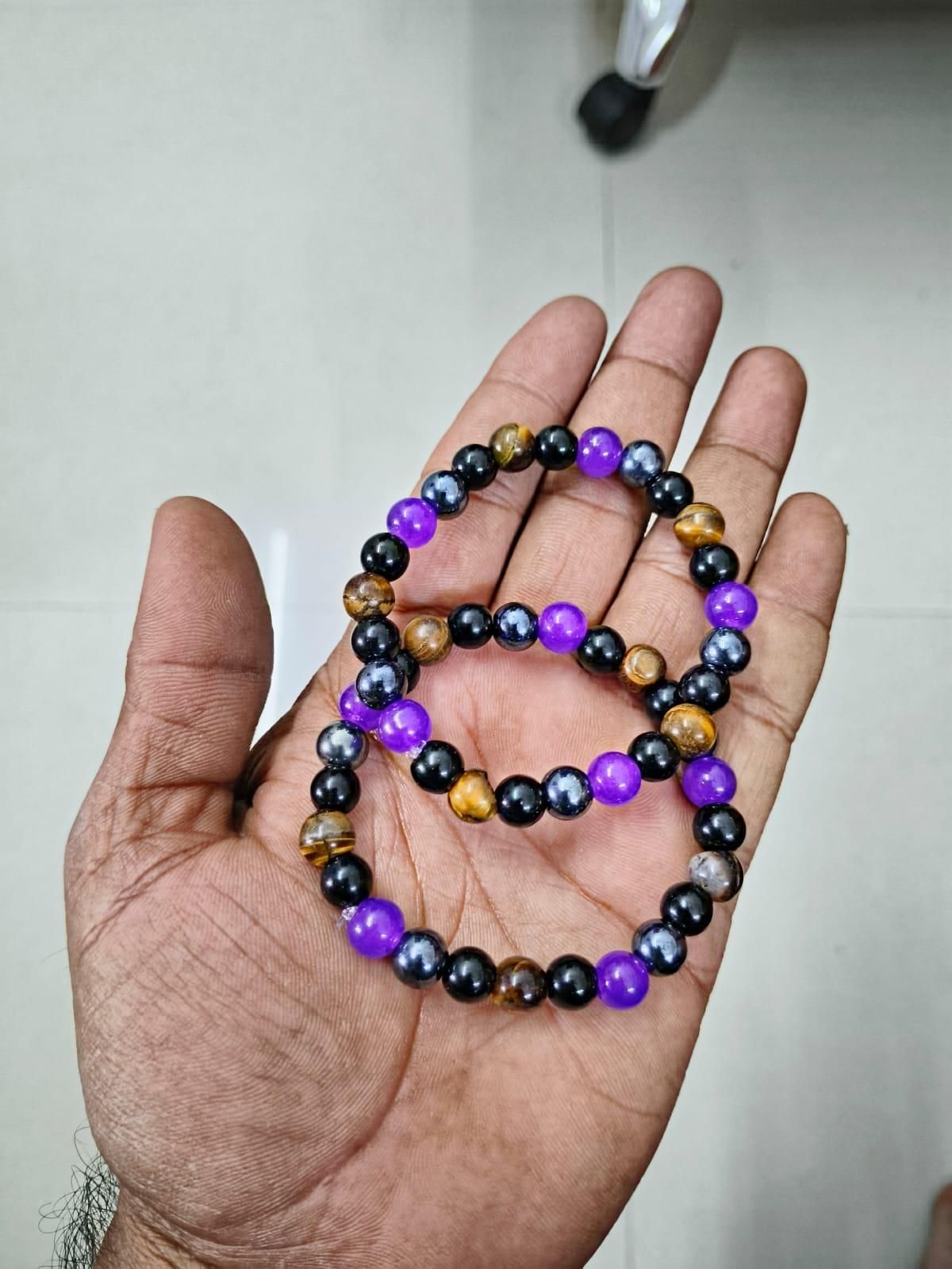 Natural Stone Bracelet Set – Pack of 2