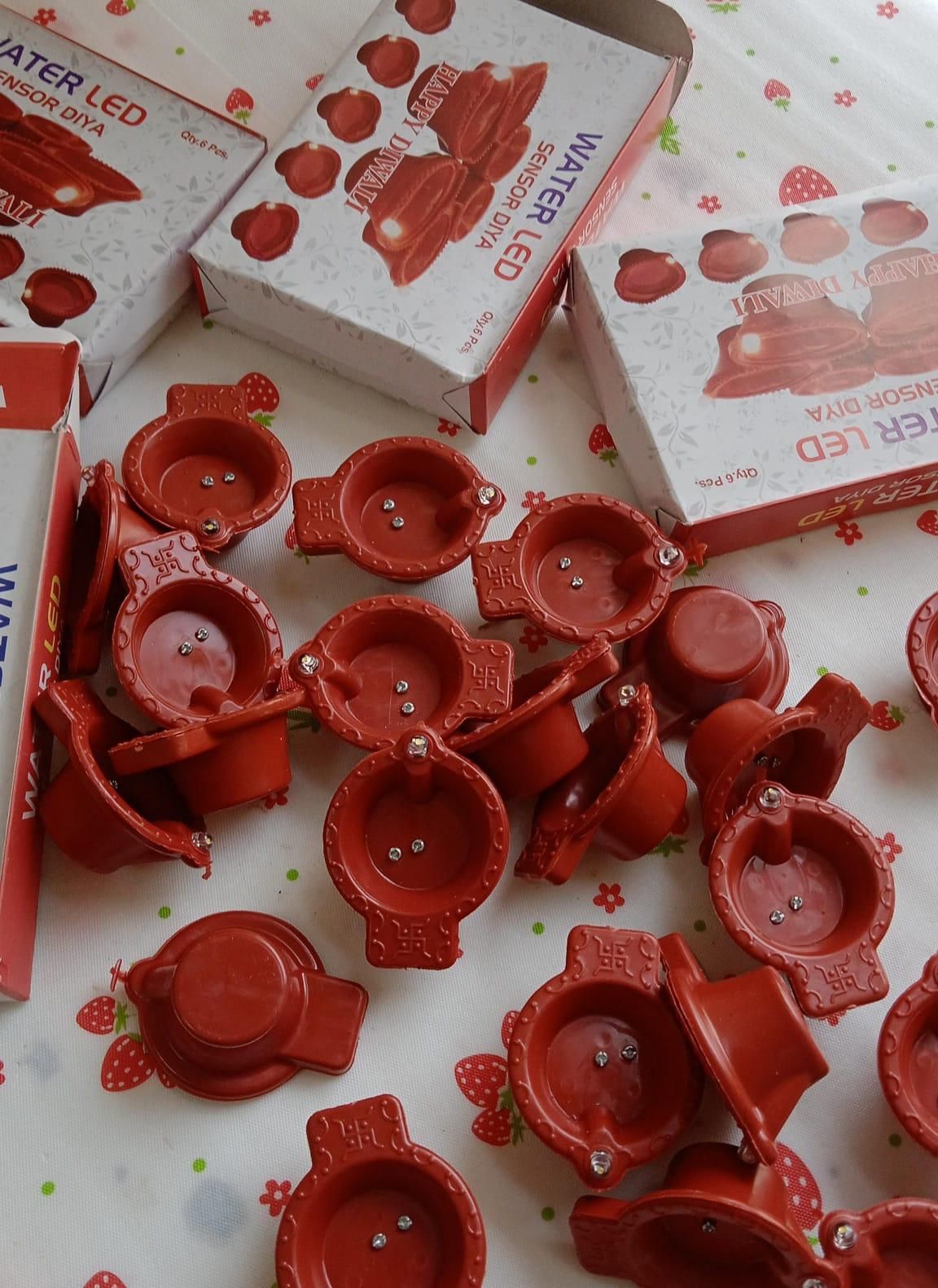 LED Diyas with Water Sensor – Pack of 6/12/1824