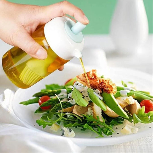 Plastic 2-in-1 Oil Dispenser Bottle 250ml