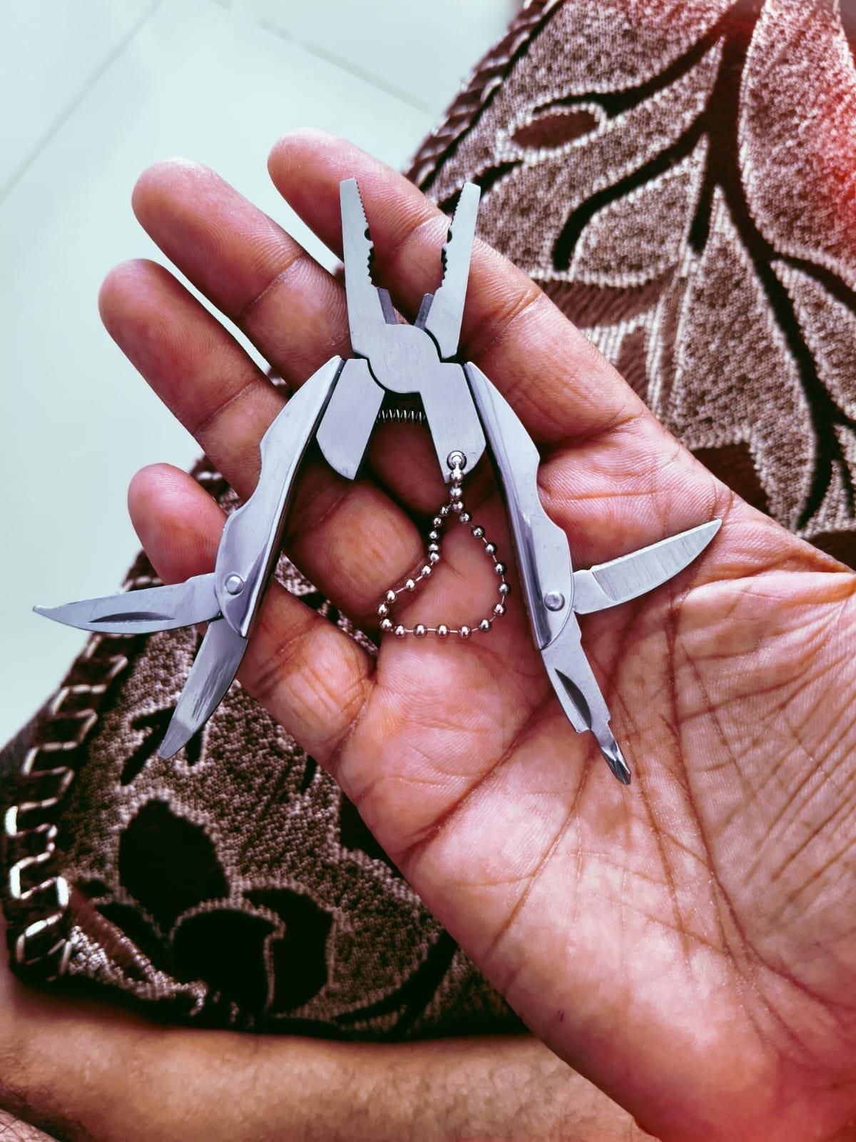 Mini Pocket Plier Tool Keychain