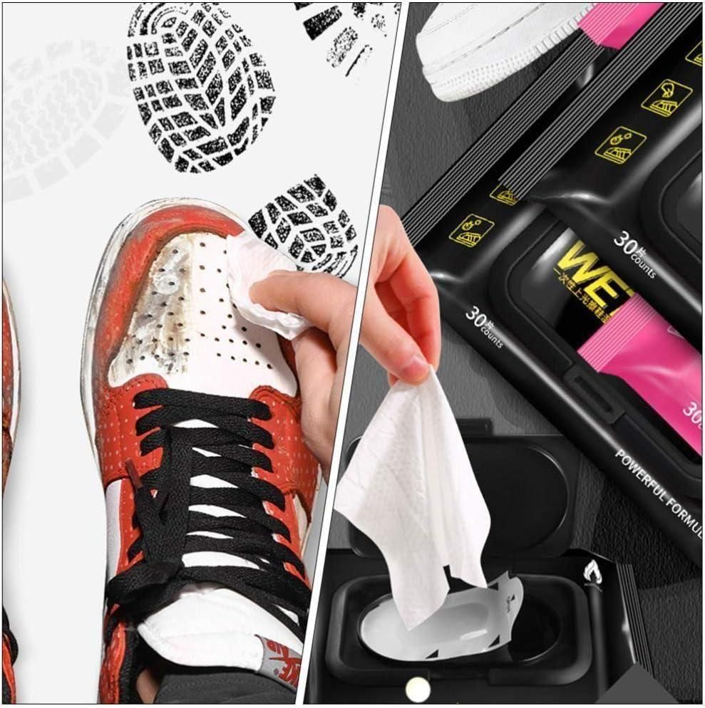 Natural Shoe & Sneaker Cleaning Wipes - Pack of 80