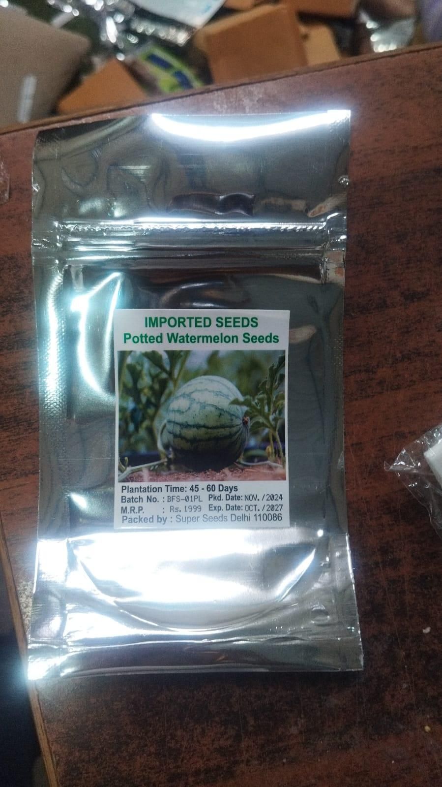 Potted Small Watermelon Seeds for Home Gardening