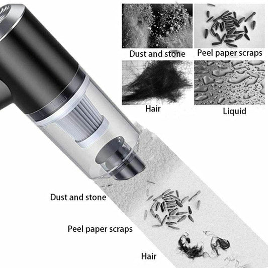 Portable Wireless Air Duster and Vacuum Cleaner