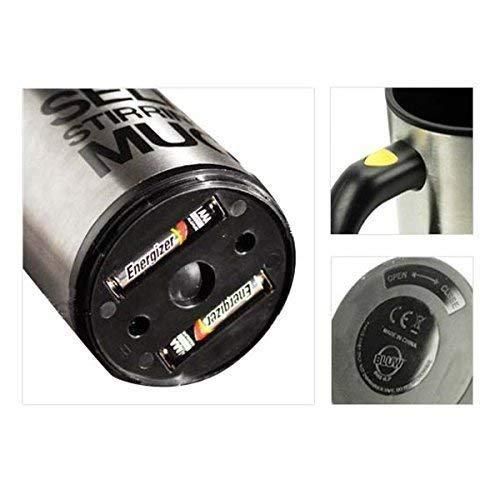 Self-Stirring Coffee Mug – Automatic Mixing Travel Cup