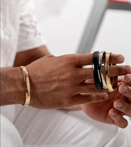 Stainless Steel Kada Bracelet for Men