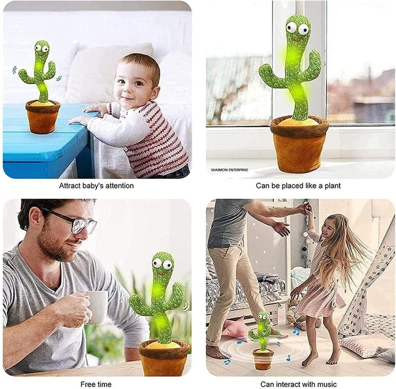Dancing LED Cactus Toy for Kids