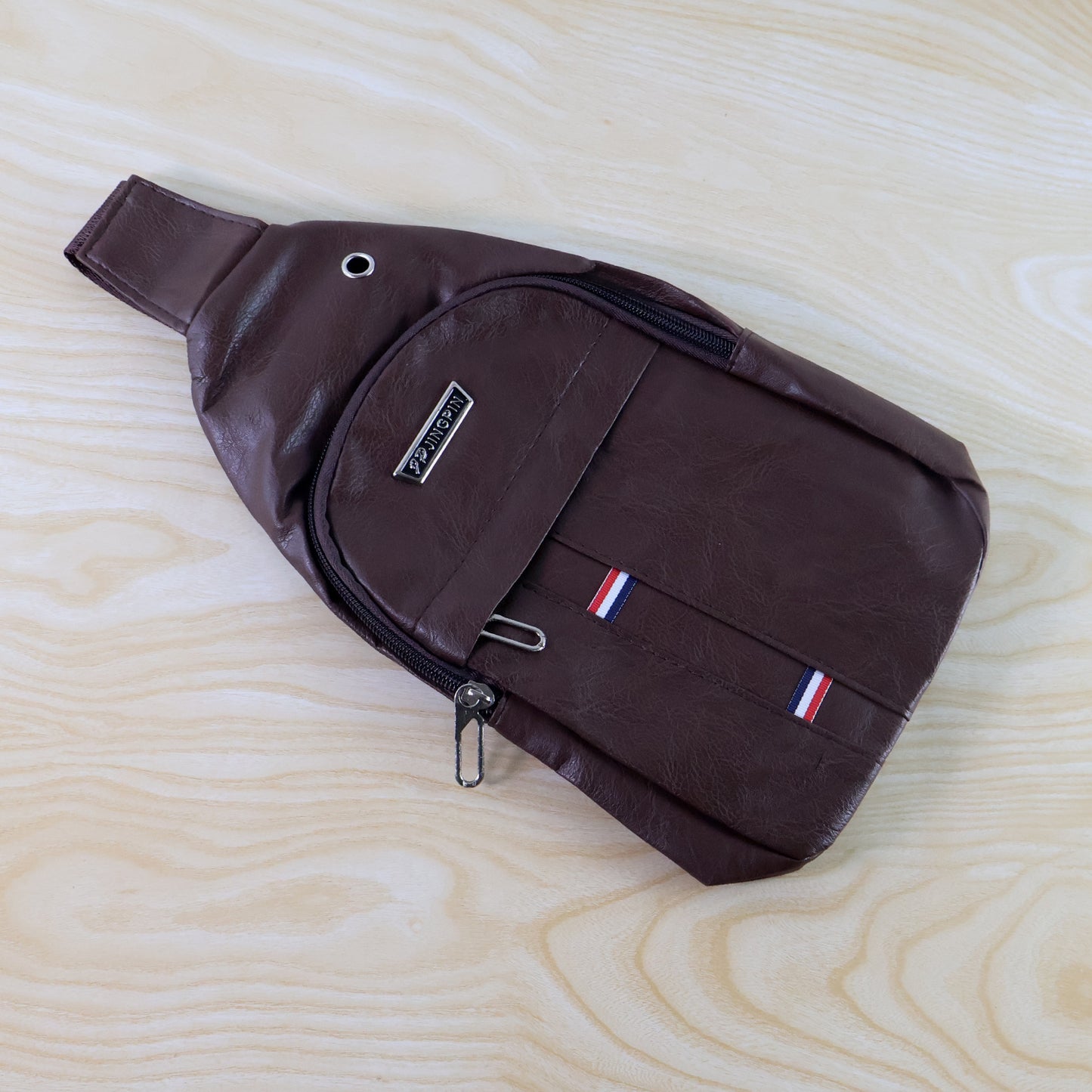 13112 Waterproof Anti Theft Cross-body Fanny Pack Waist Bag Shoulder Bags Chest Men Casual Fashion Usb Charging Earphone Hook Sling Travel Bag (1 Pc)