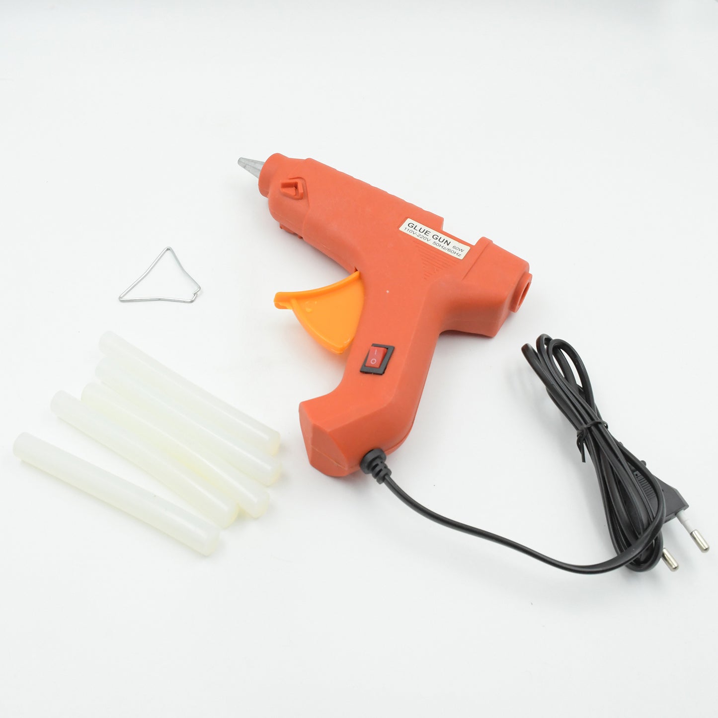 0492 Professional 60 Watt With 5 Pcs Hot Melt Glue Stick Onoff Switch Electric Tool Hot Melt Glue Gun For Multi Use(1 Pc)