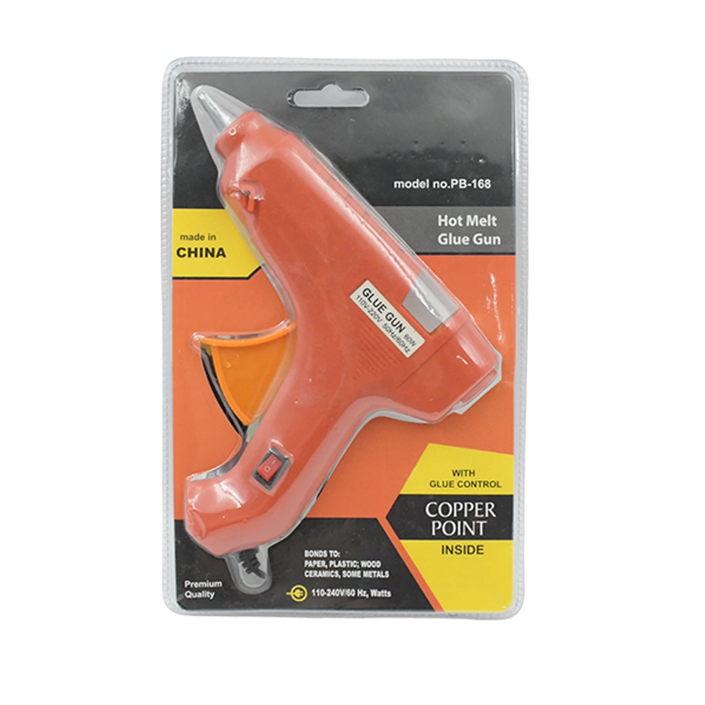0492 Professional 60 Watt With 5 Pcs Hot Melt Glue Stick Onoff Switch Electric Tool Hot Melt Glue Gun For Multi Use(1 Pc)