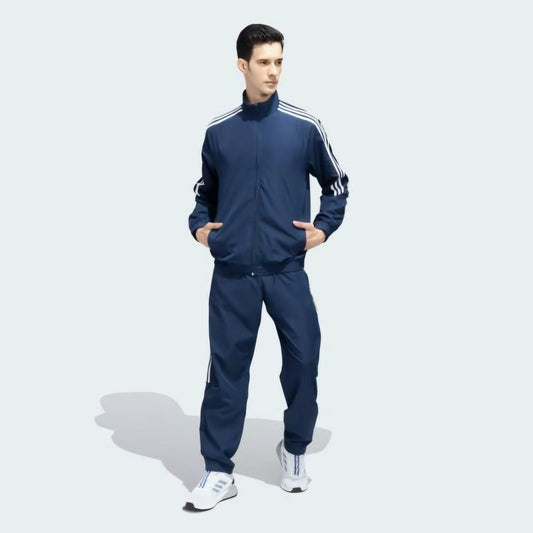 FairDealWorldShop Men's Side Stripe 4 Way Polyester Track Suit