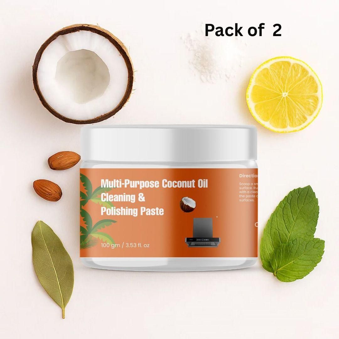 FairDealWorldShop Coconut Oil Kitchen Cleaner Paste 100gram (Pack of 2)
