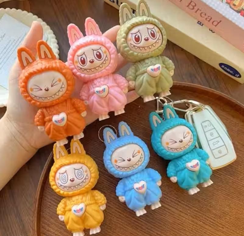 Cute Labubu Character Keychain