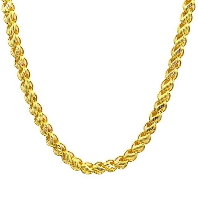 Latest Brass Gold-Plated Chain Necklace