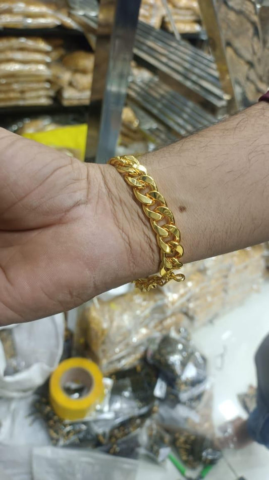 Men’s Gold Cuban Chain Bracelet
