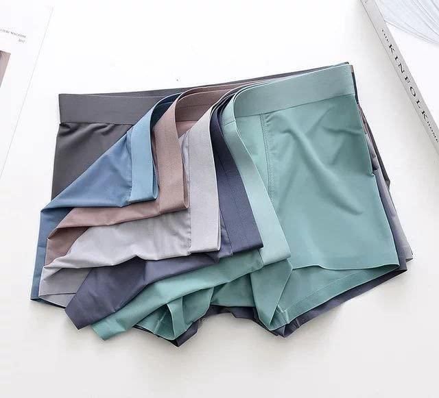 FairDealWorldShop Men's Ice Silk Briefs Boxers (Pack of 3)