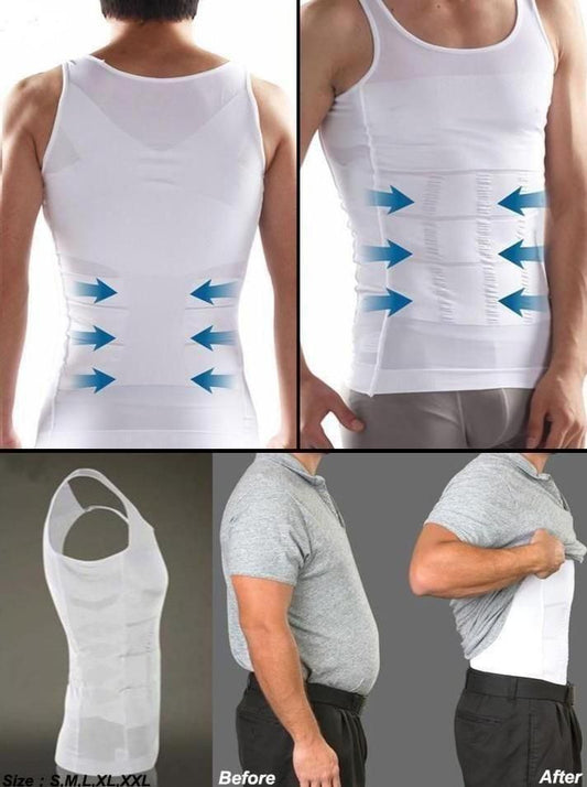 FairDealWorldShop Men's Solid Compression Flexvest