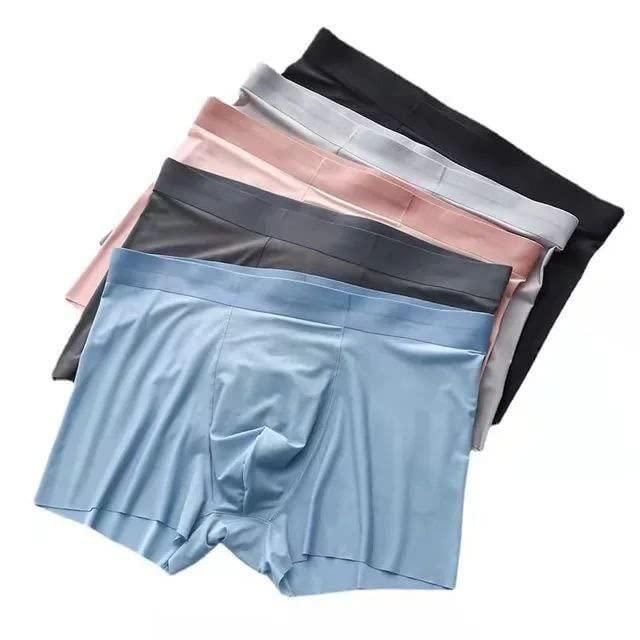 FairDealWorldShop Men's Ice Silk Briefs Boxers (Pack of 3)