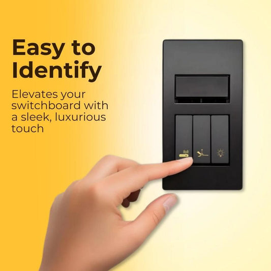 Gold Wall Switch Stickers