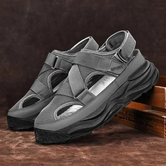 FairDealWorldShop Men's Close Toe Breathable Sandals