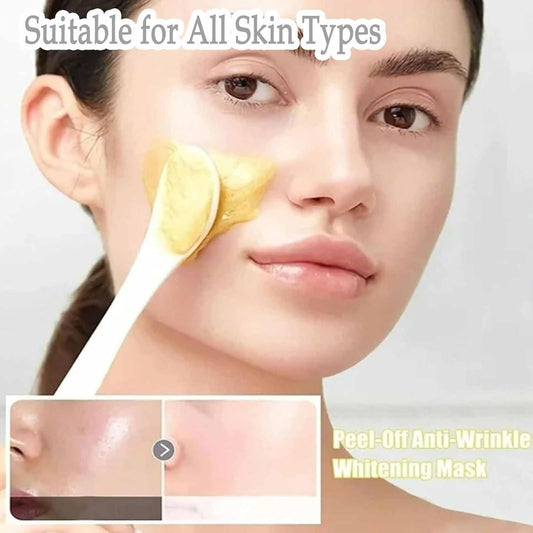 Gold Peel-Off Face Mask for Glowing Skin - Pack of 2