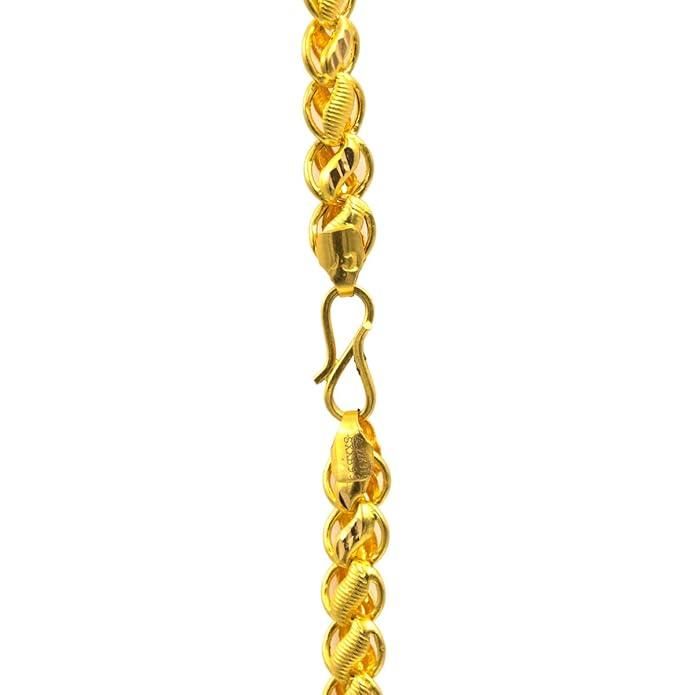 Latest Brass Gold-Plated Chain Necklace