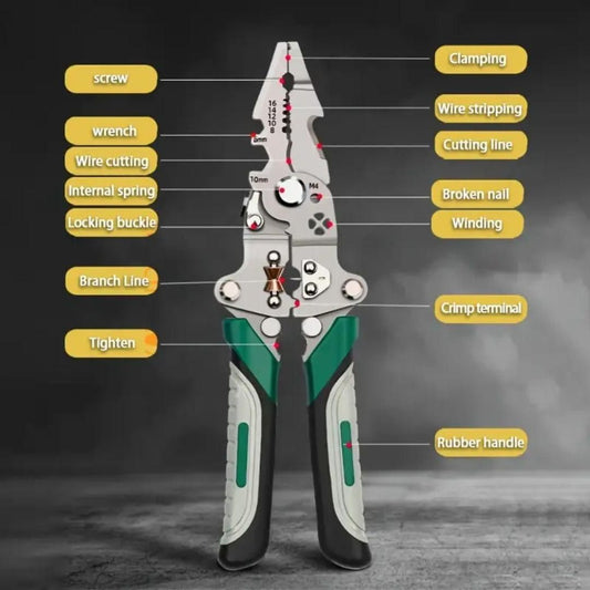 Foldable Electrician's Multi-Tool Pliers - Pack of 1