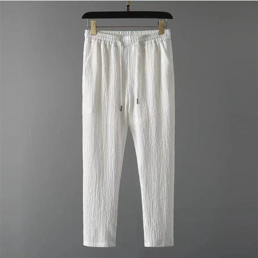 FairDealWorldShop Men's Crinkled Co-Ord Set White