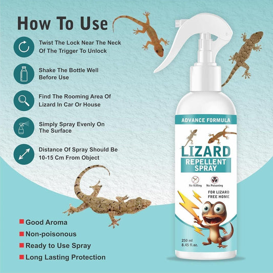 Lizard Repellent Spray Pack of 2