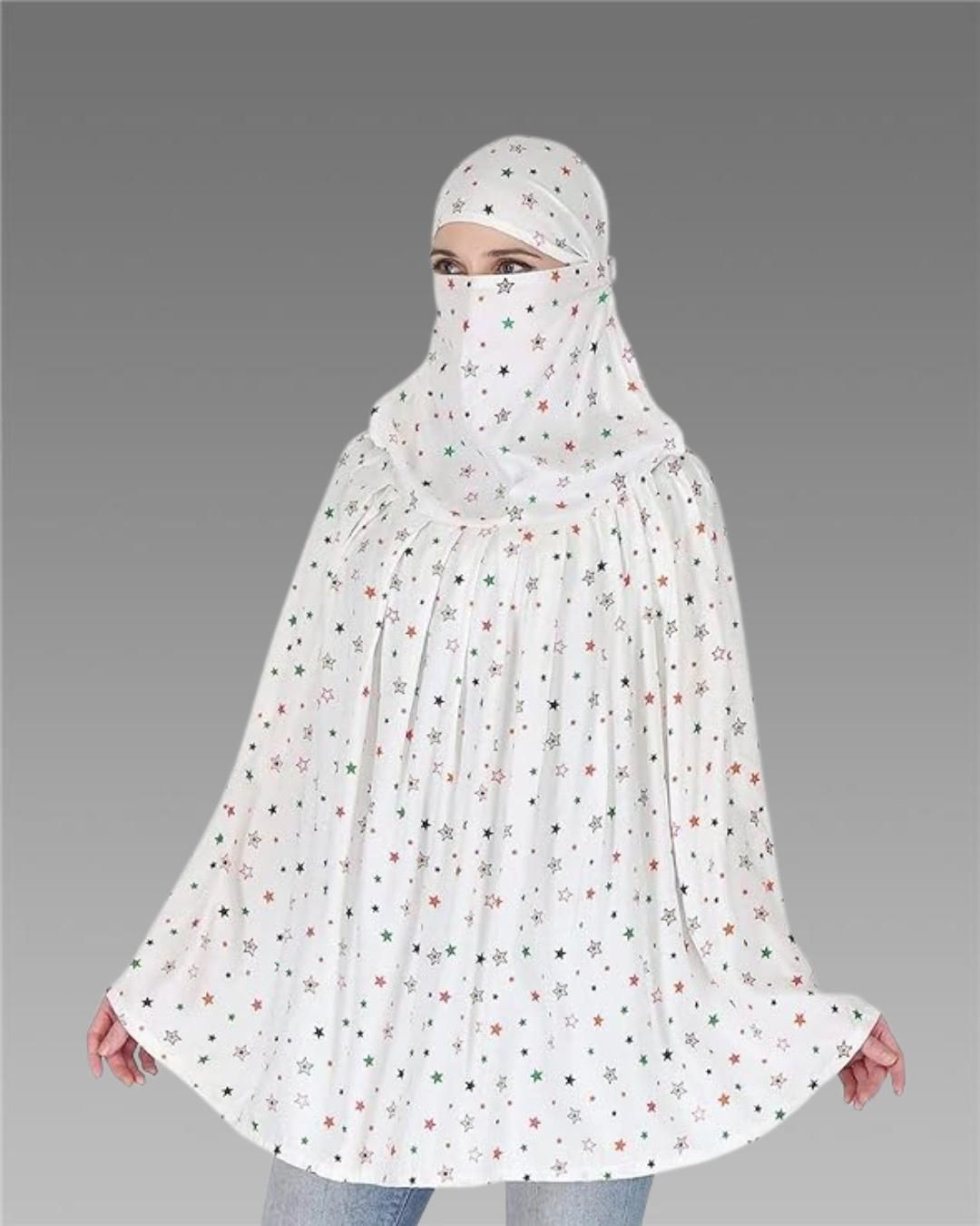 Cotton Long Scarf and Face Mask Combo