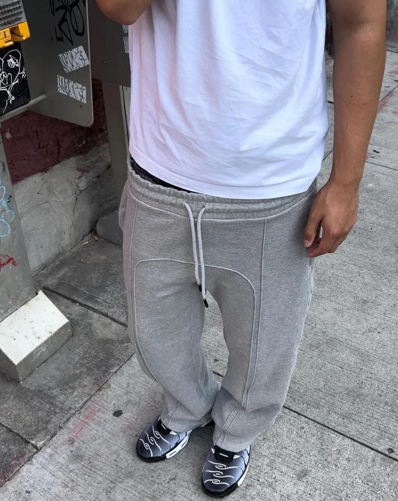 FairDealWorldShop Men's Elastic Waist Sweatpants with Drawstring (Pack of 2) Track Pant