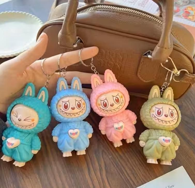 Cute Labubu Character Keychain